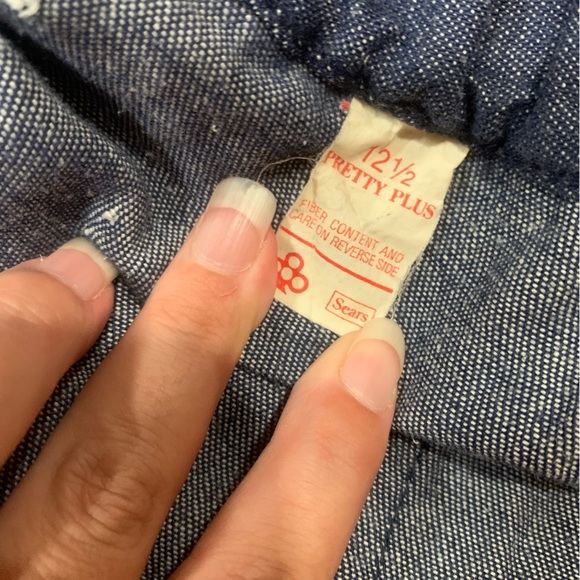 Vintage 70’s era Sears girls straight leg roller skate pocket jeans - Picture 4 of 4